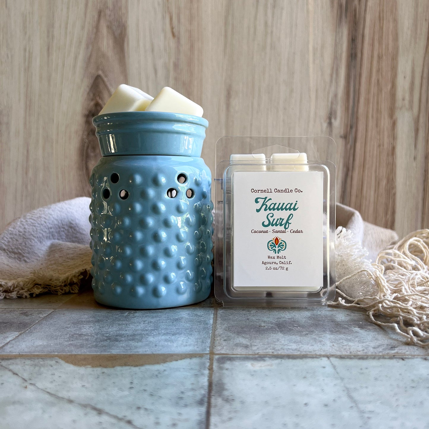 Kauai Surf ~ a Coconut + Santal + Cedar Wax Melt