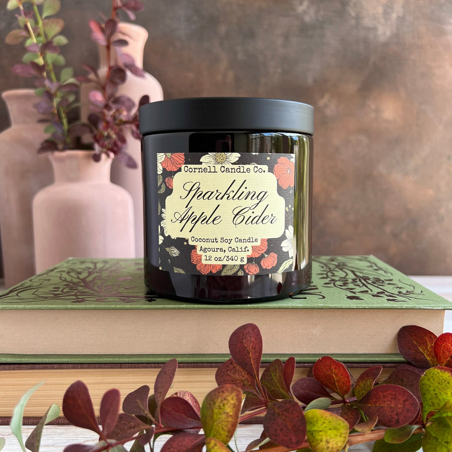 Sparkling Apple Cider Candle ~ Apple + Ginger