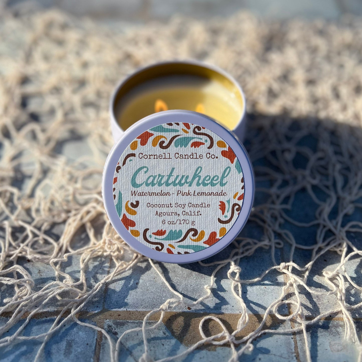 Cartwheel ~ a Watermelon + Pink Lemonade Candle