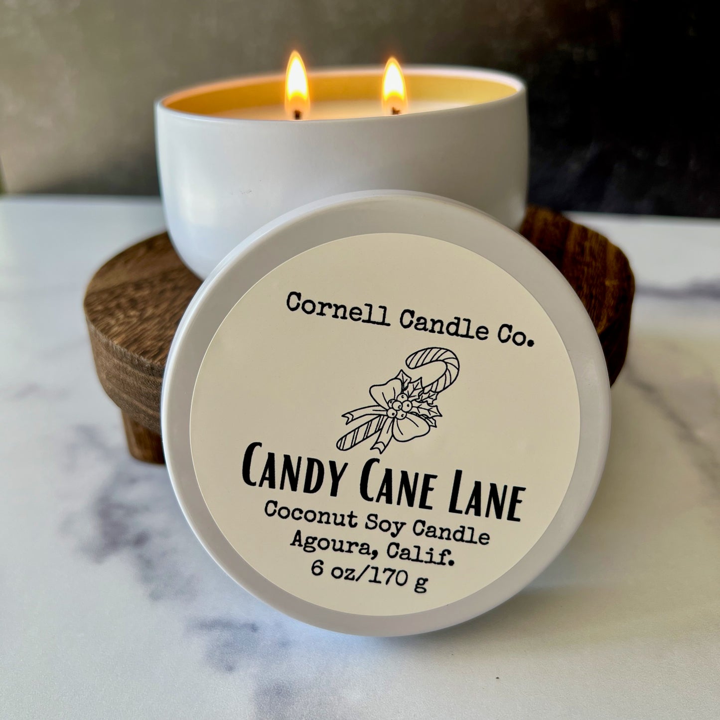 Candy Cane Lane Candle