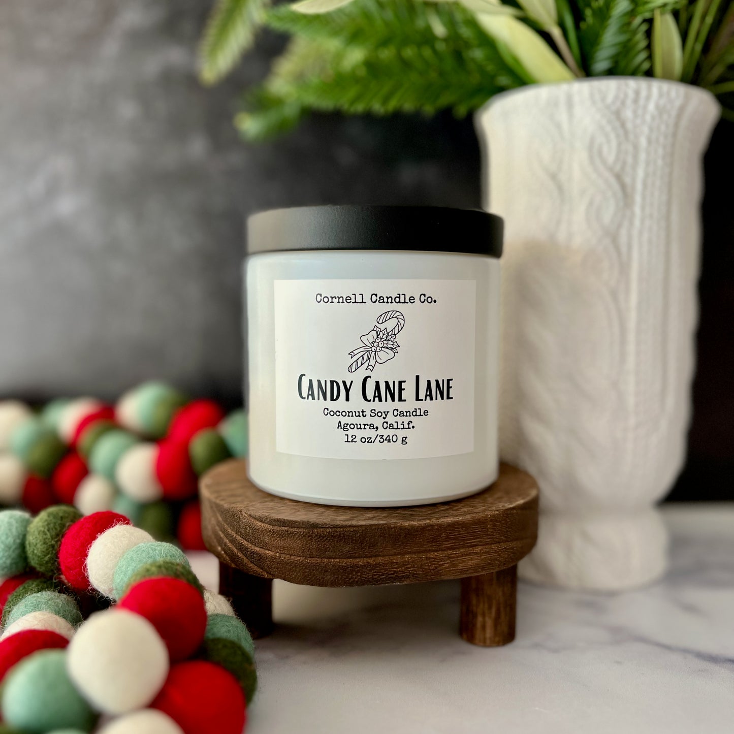Candy Cane Lane Candle
