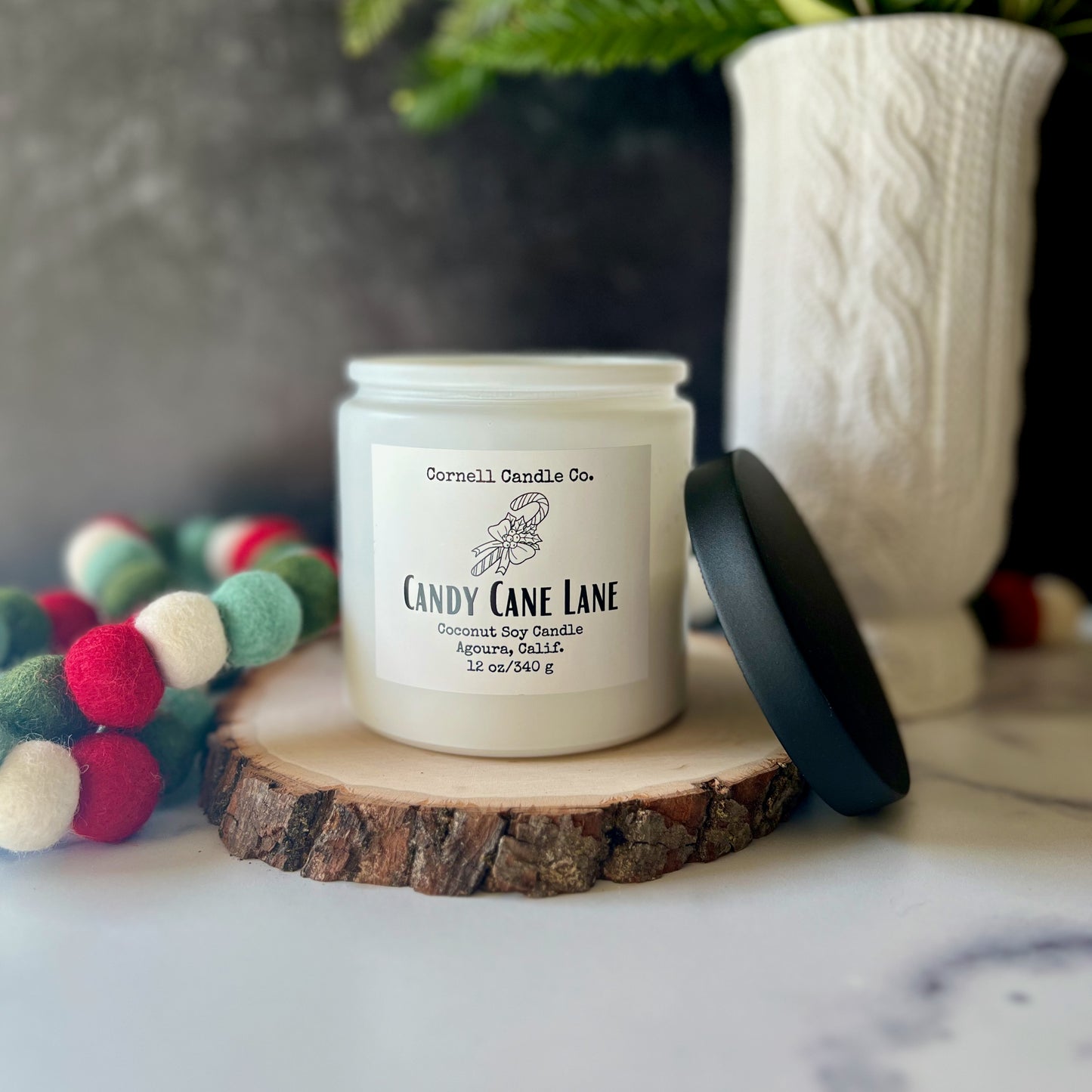 Candy Cane Lane Candle