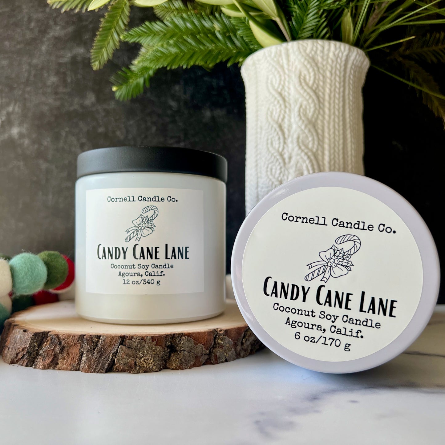 Candy Cane Lane Candle