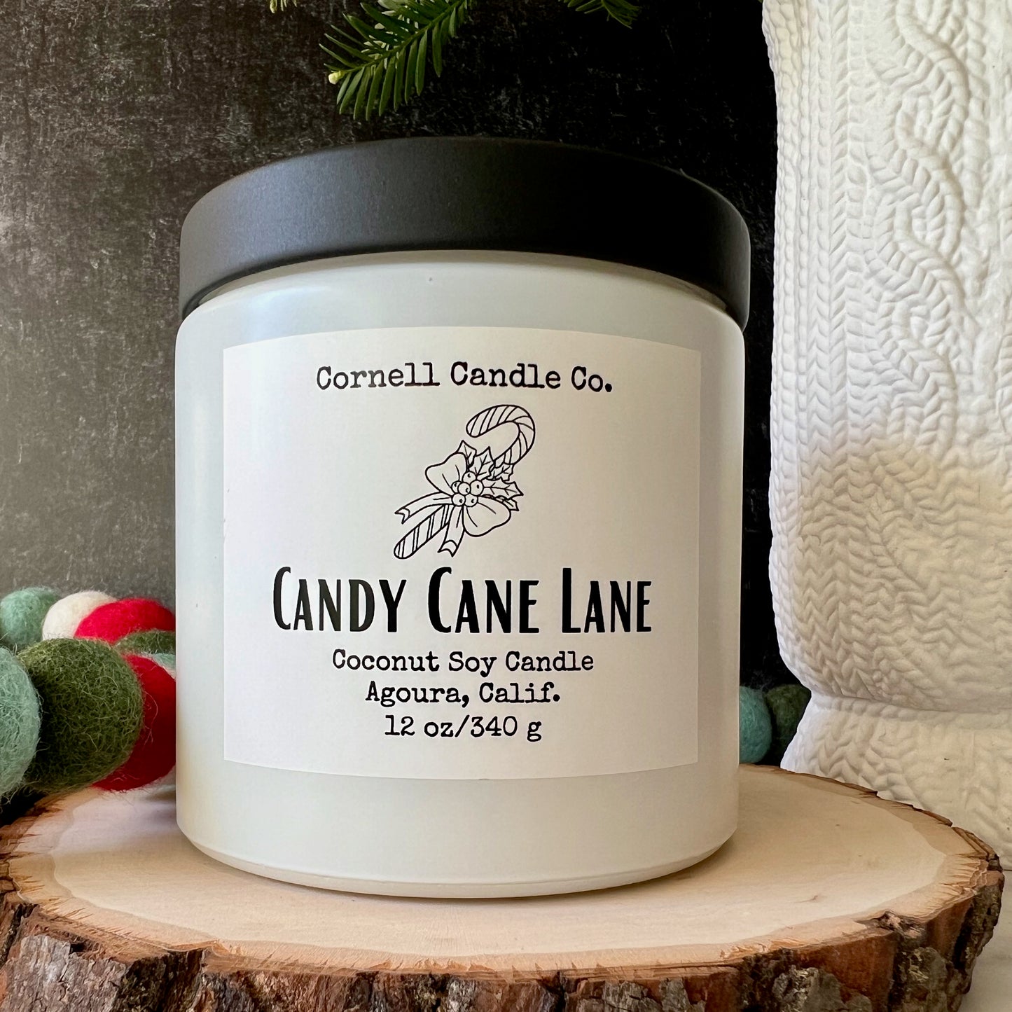Candy Cane Lane Candle