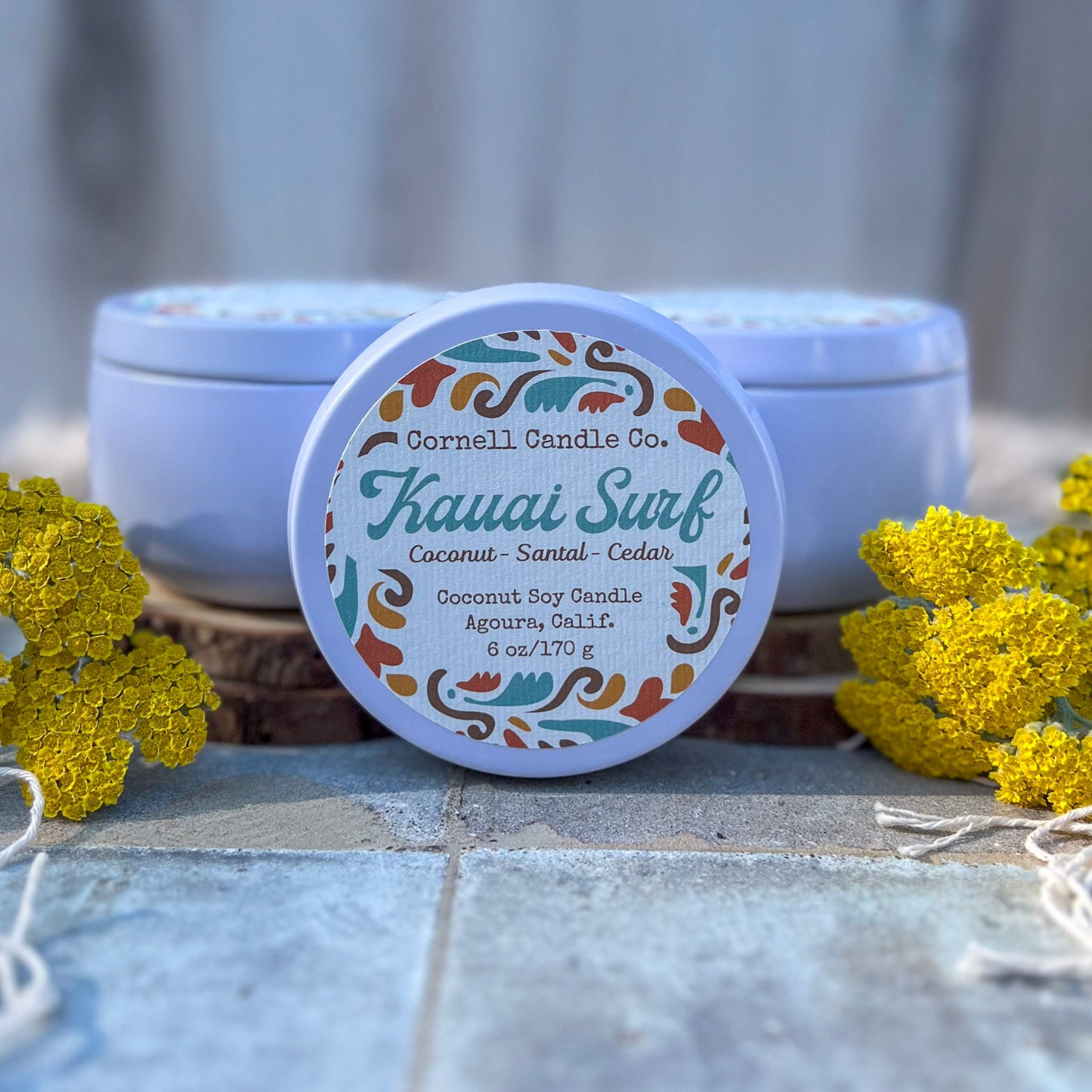 Kauai Surf ~ a Coconut + Santal + Cedar Candle