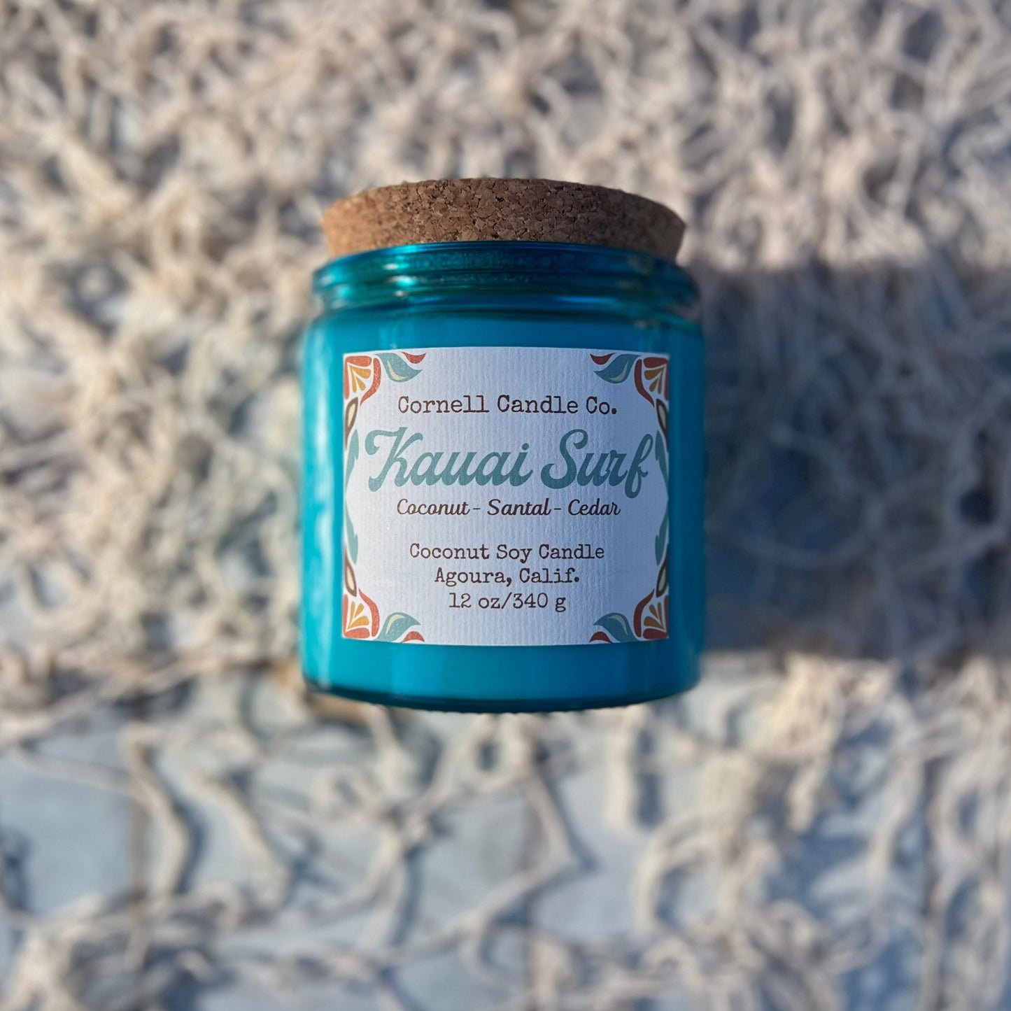 Kauai Surf ~ a Coconut + Santal + Cedar Candle