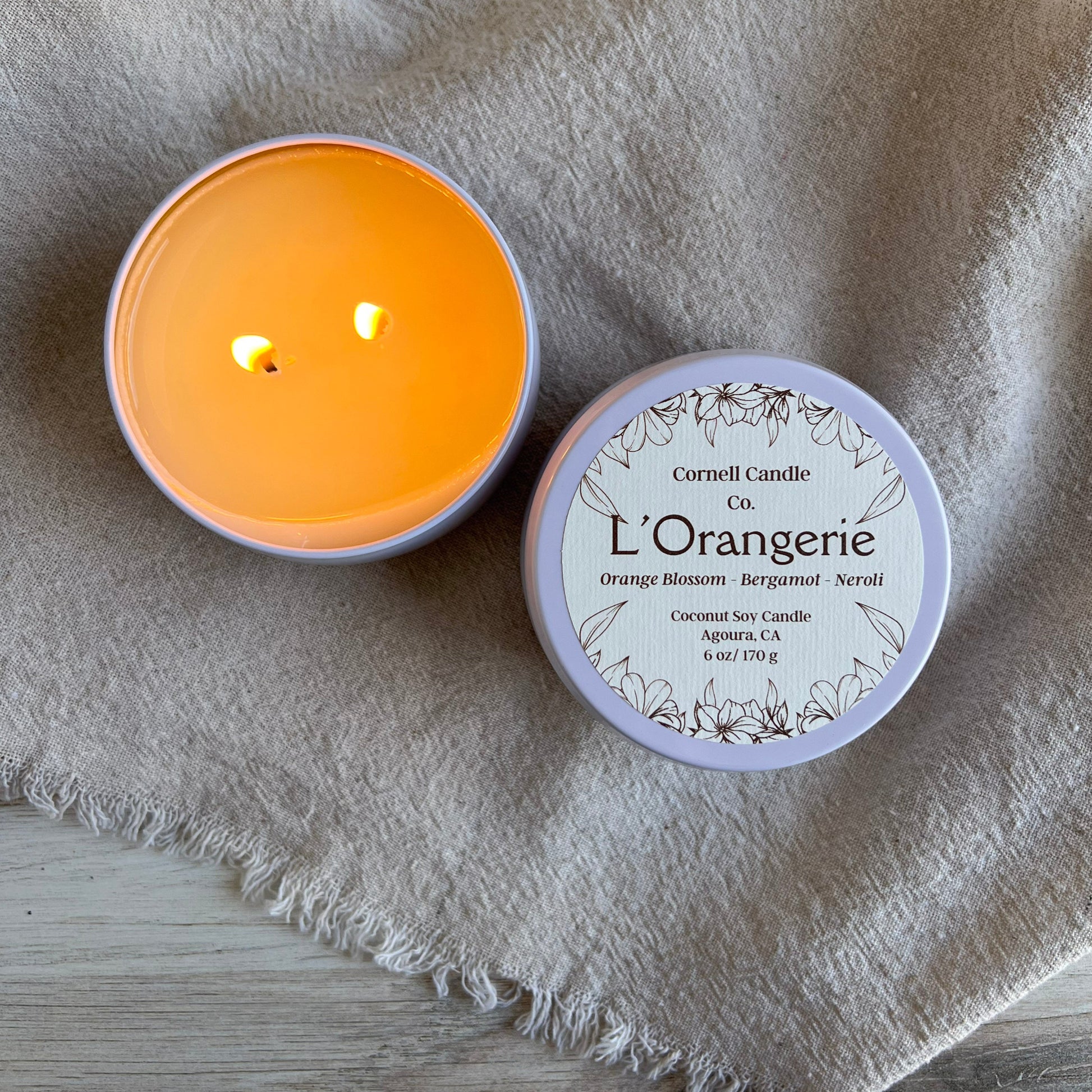 L'Orangerie - orange blossom, neroli, jasmine candle
