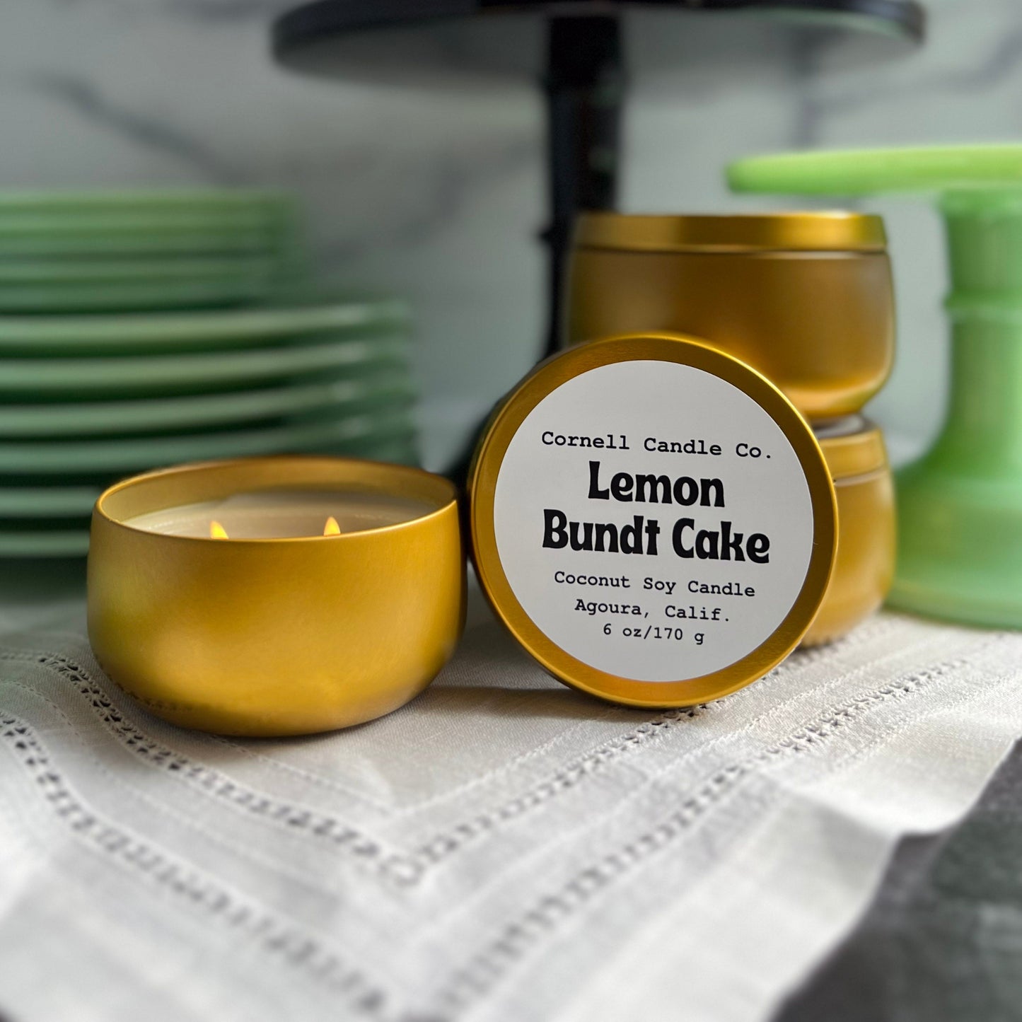 Lemon Bundt Cake Candle