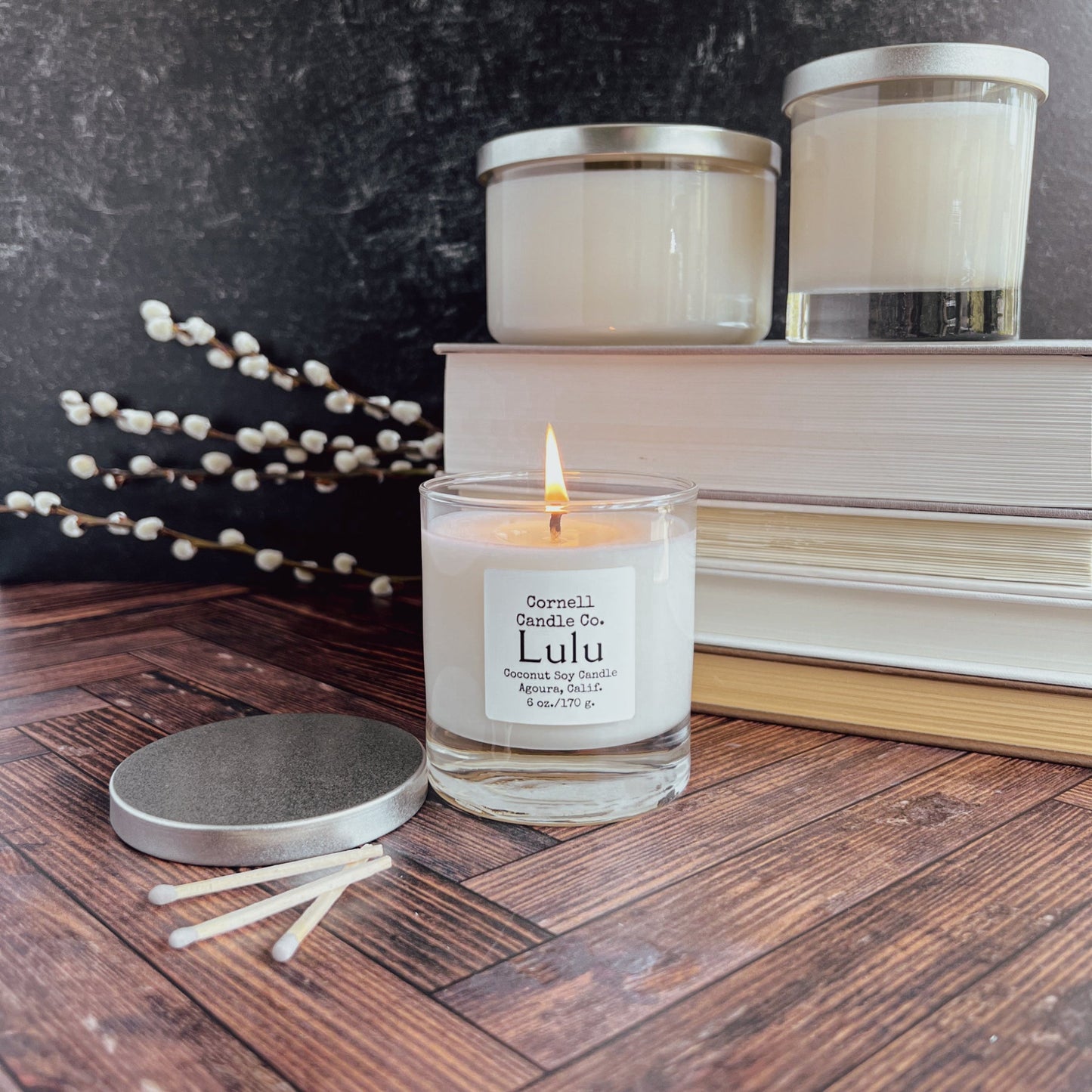 Lulu ~ a White Tea + Ginger + Lemon Candle