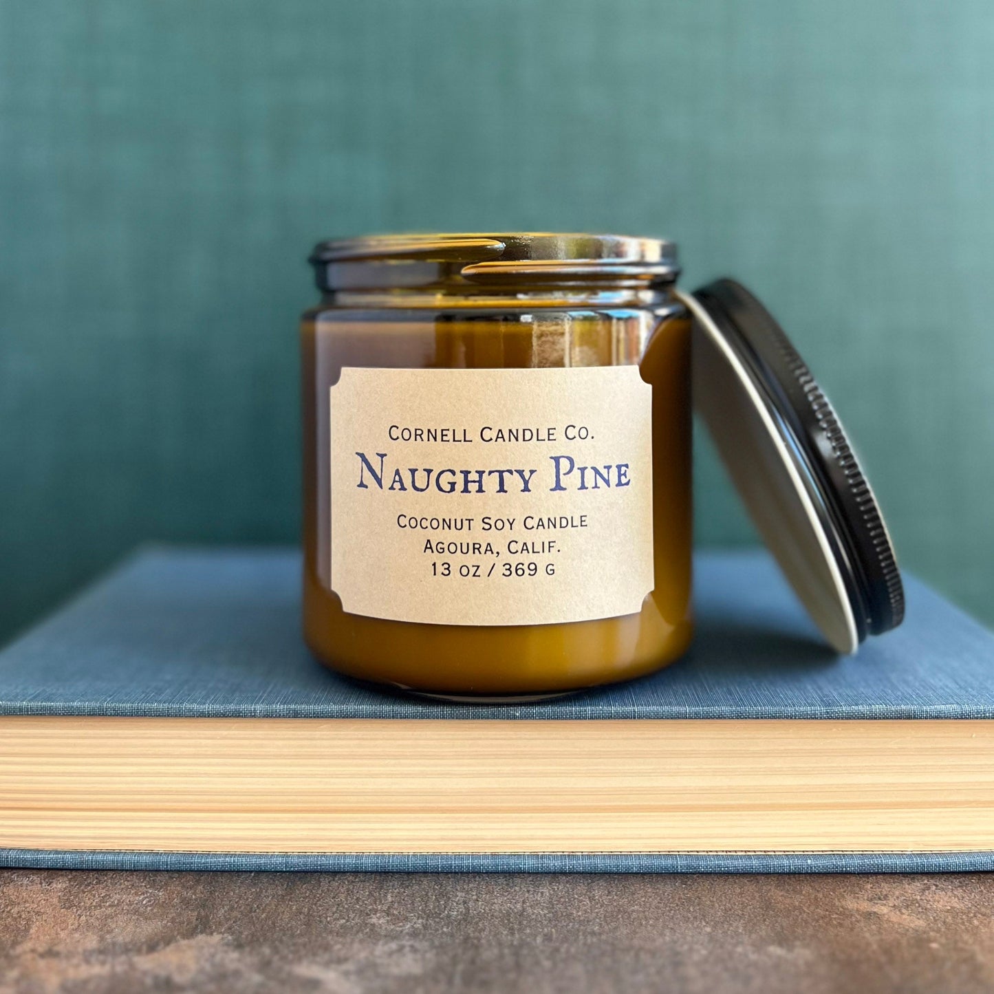Naughty Pine Candle ~ Woodsmoke + Pine
