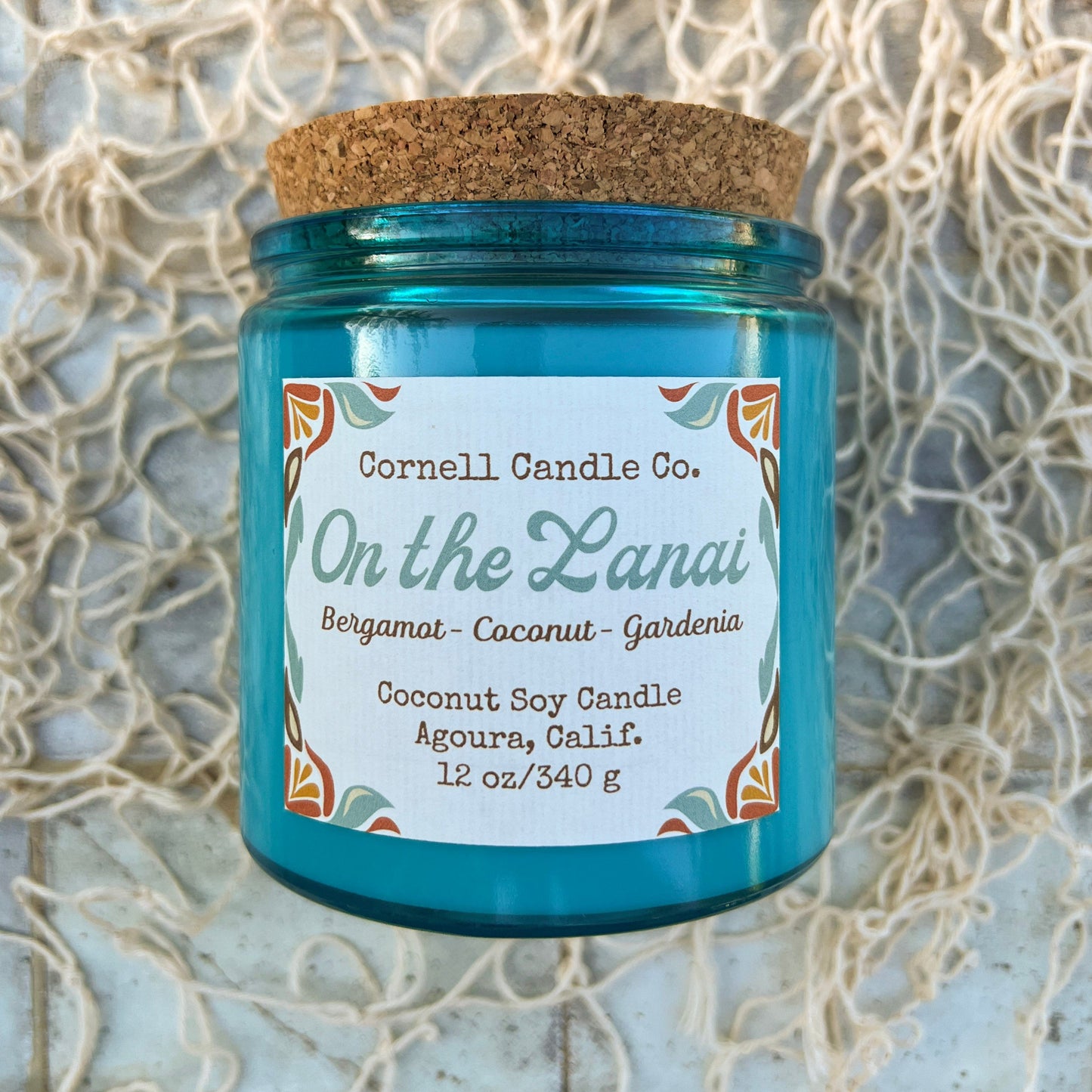 On the Lanai ~ a Bergamot + Coconut + Gardenia Candle