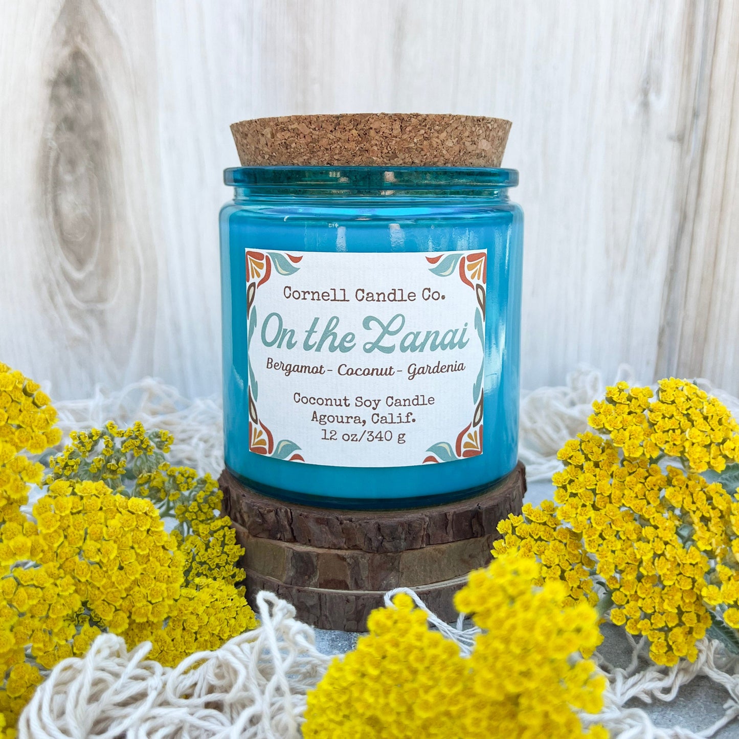 On the Lanai ~ a Bergamot + Coconut + Gardenia Candle