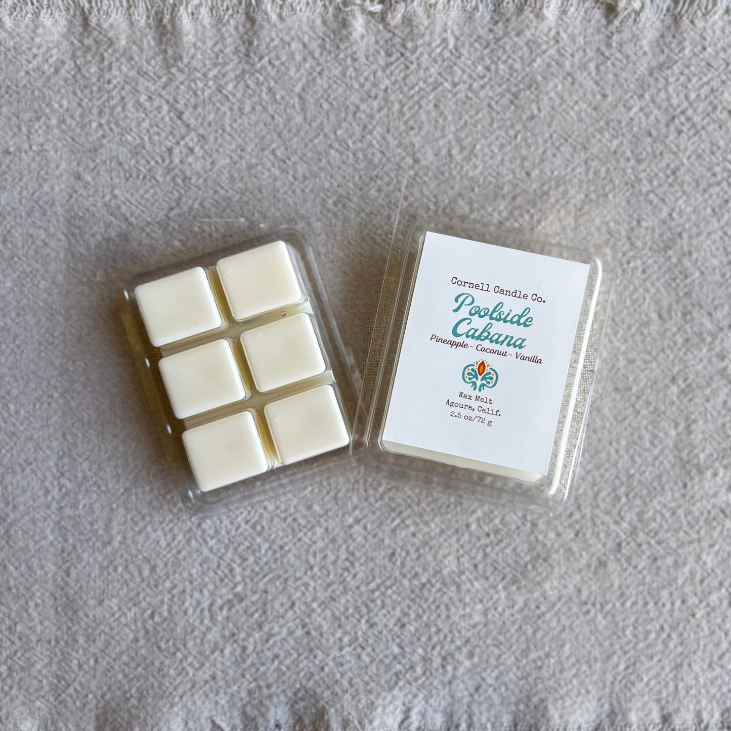 Poolside Cabana ~ a Pineapple + Coconut + Suntan Oil Wax Melt