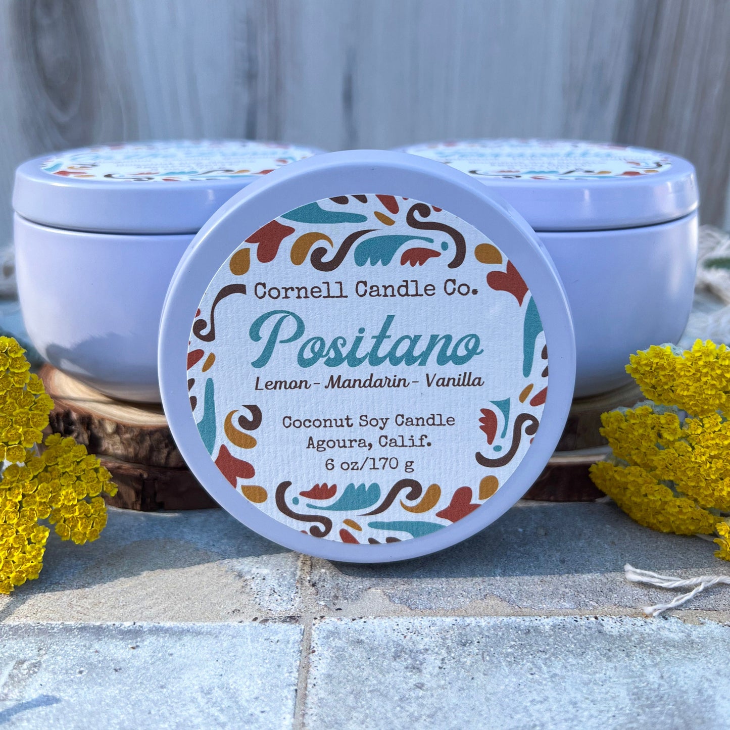 Positano ~ a Lemon + Orange + Vanilla Candle