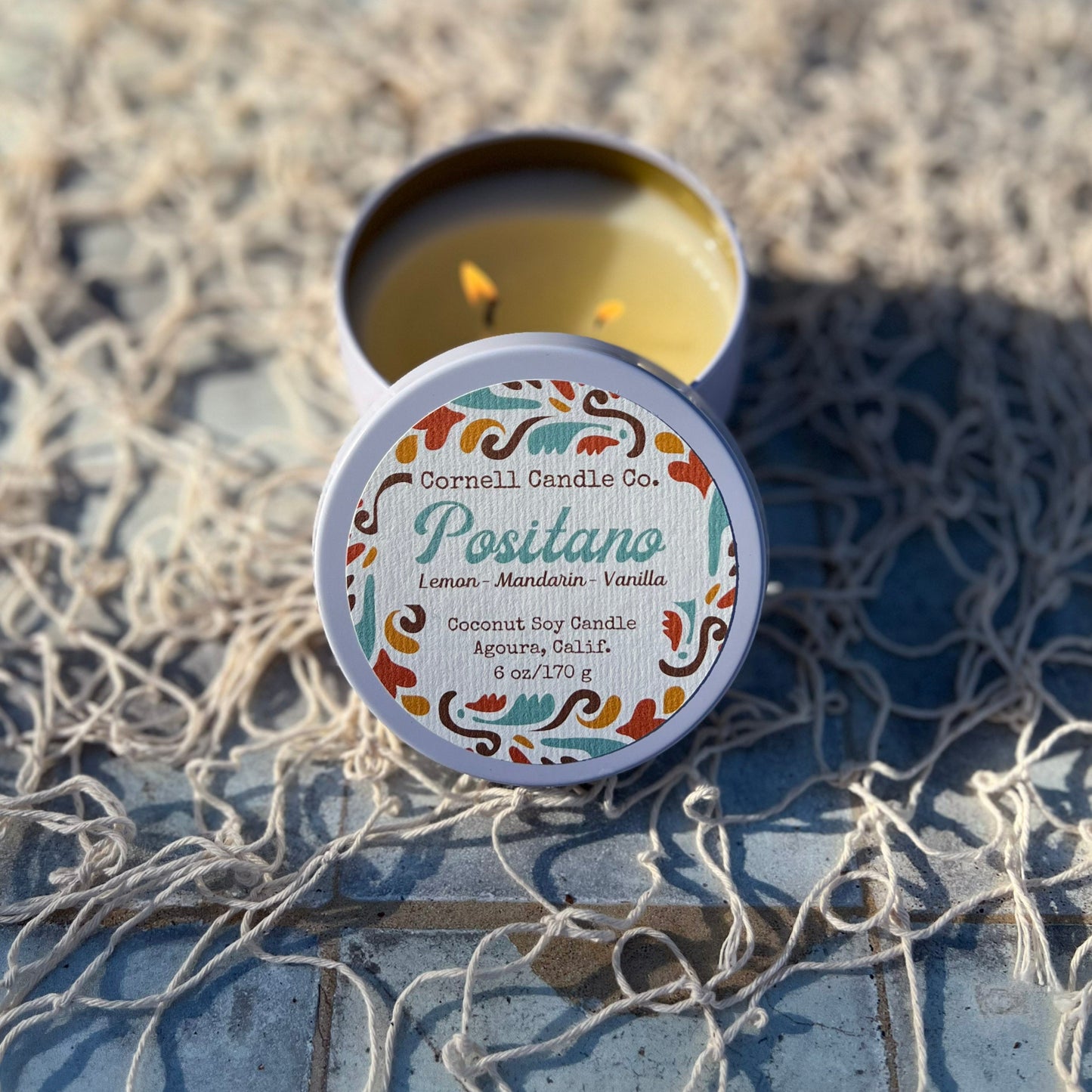 Positano ~ a Lemon + Orange + Vanilla Candle