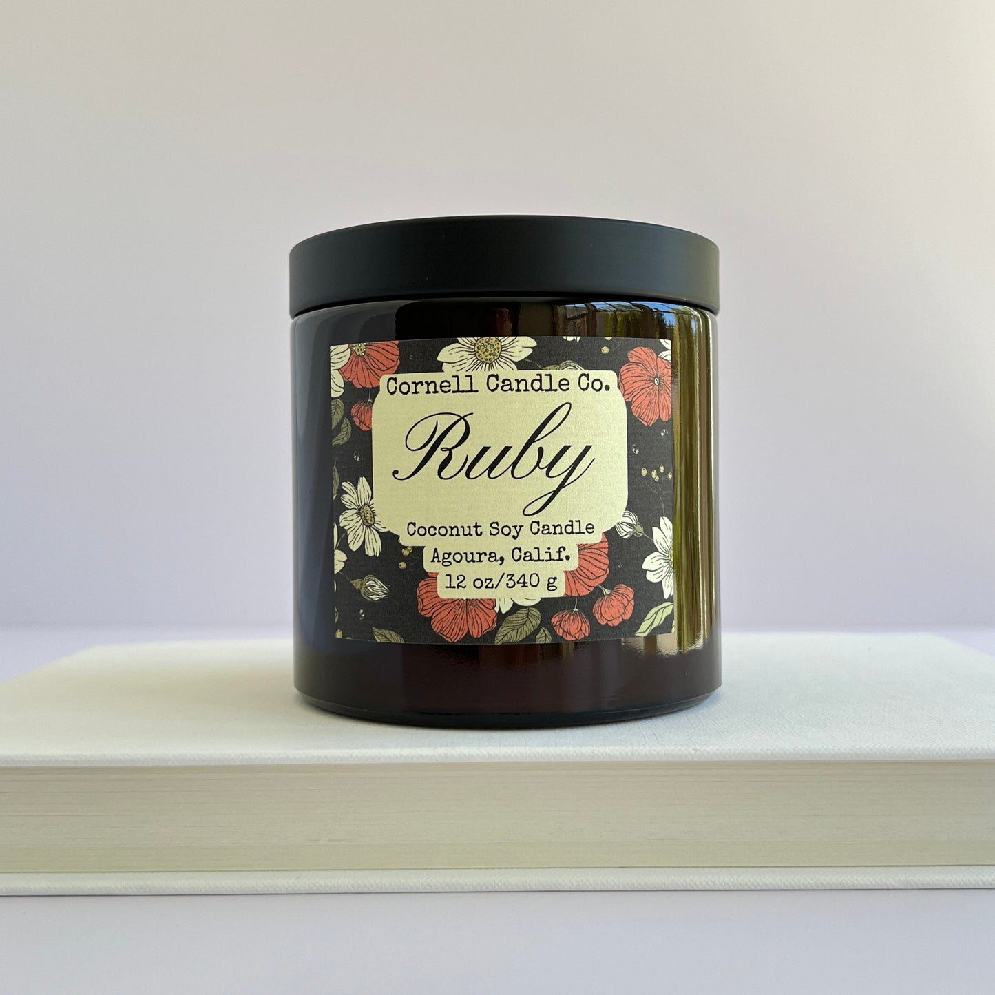 Ruby Candle ~ Pomegranate + Citrus + Geranium