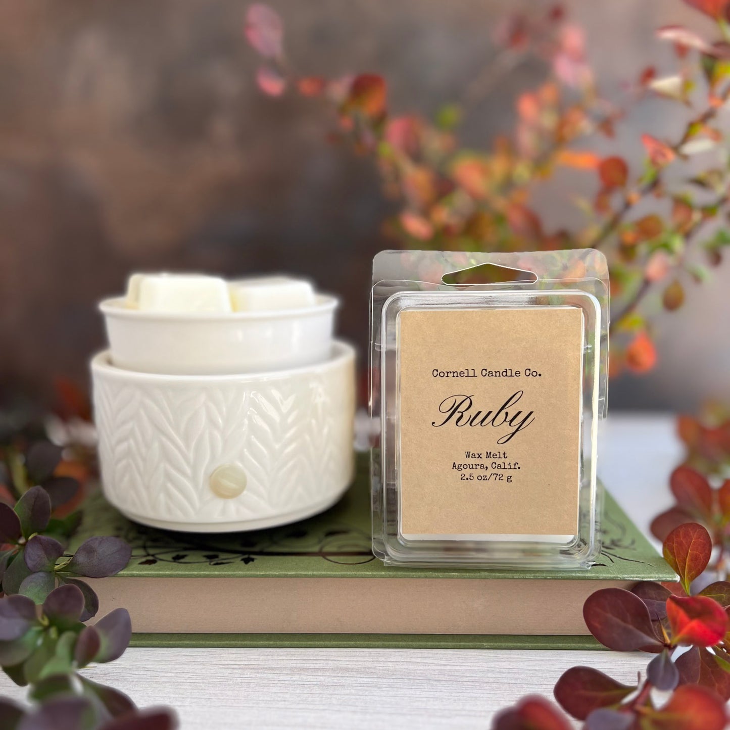 Ruby Wax Melt ~ Pomegranate + Citrus + Geranium