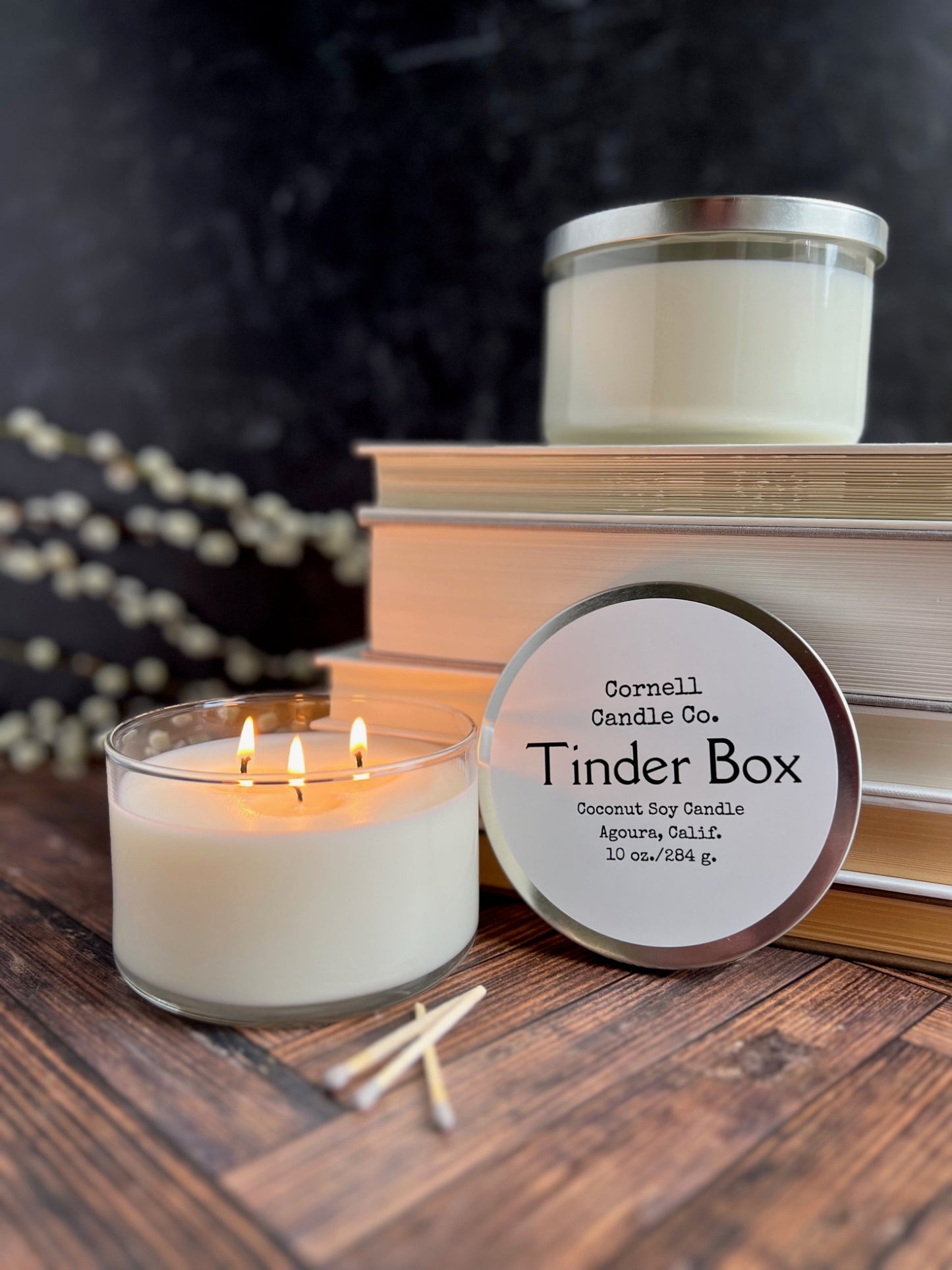 Tinder Box ~ a Honey + Tobacco + Oak Candle