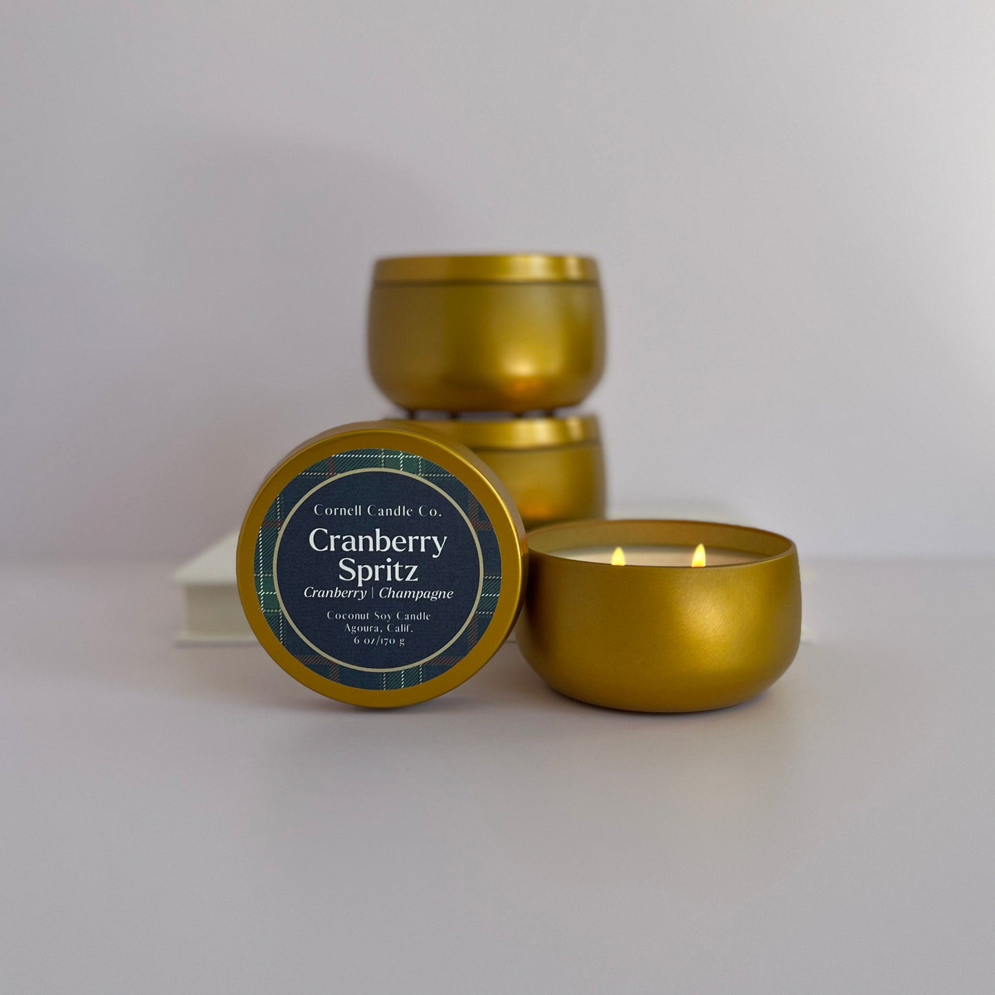 Cranberry Spritz Candle ~ Cranberry + Champagne