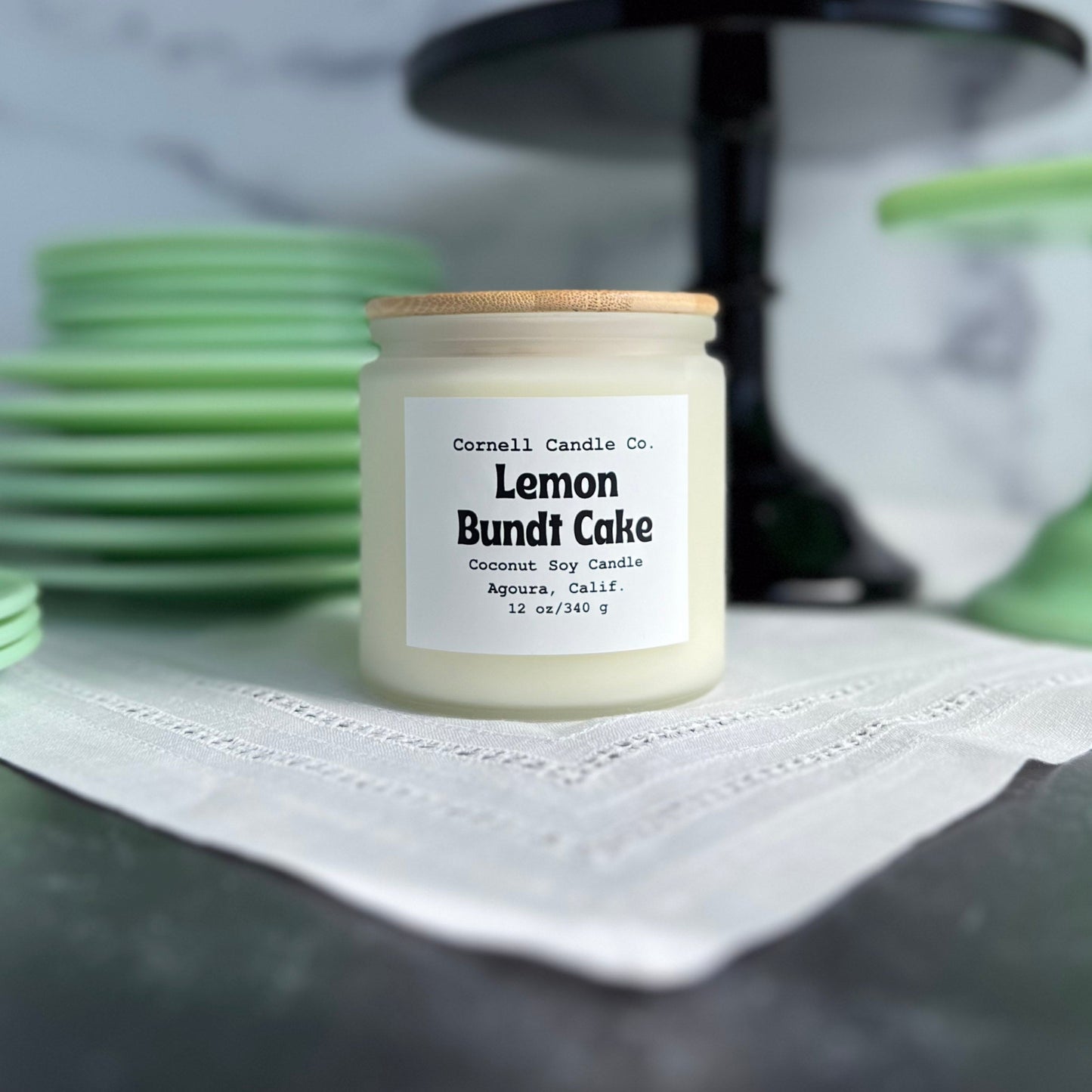 Lemon Bundt Cake Candle