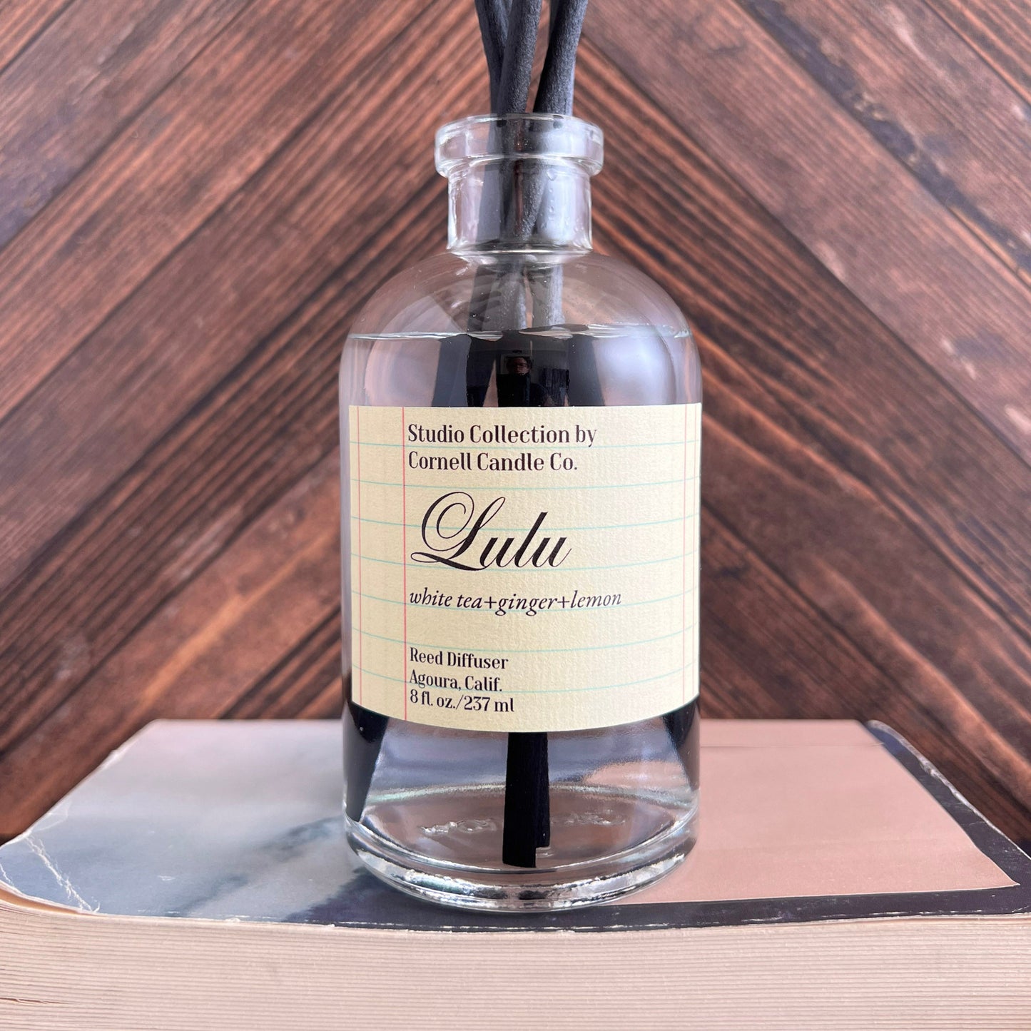 Lulu Reed Diffuser ~ White Tea + Ginger + Lemon