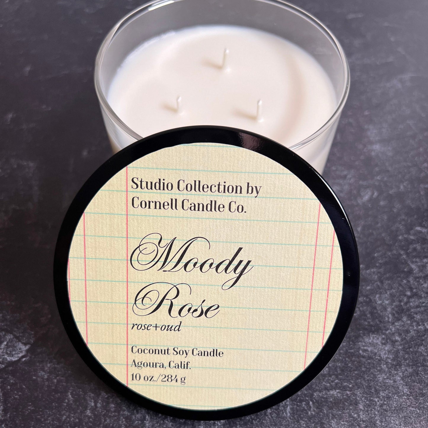Moody Rose Candle ~ Rose + Oud