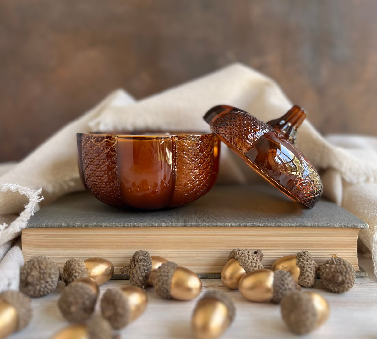 Pumpkin Chai Heirloom Pumpkin Candle ~ Pumpkin + Cardamom + Vanilla