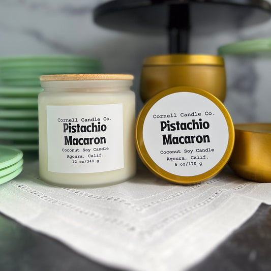 Pistachio Macaron Candle