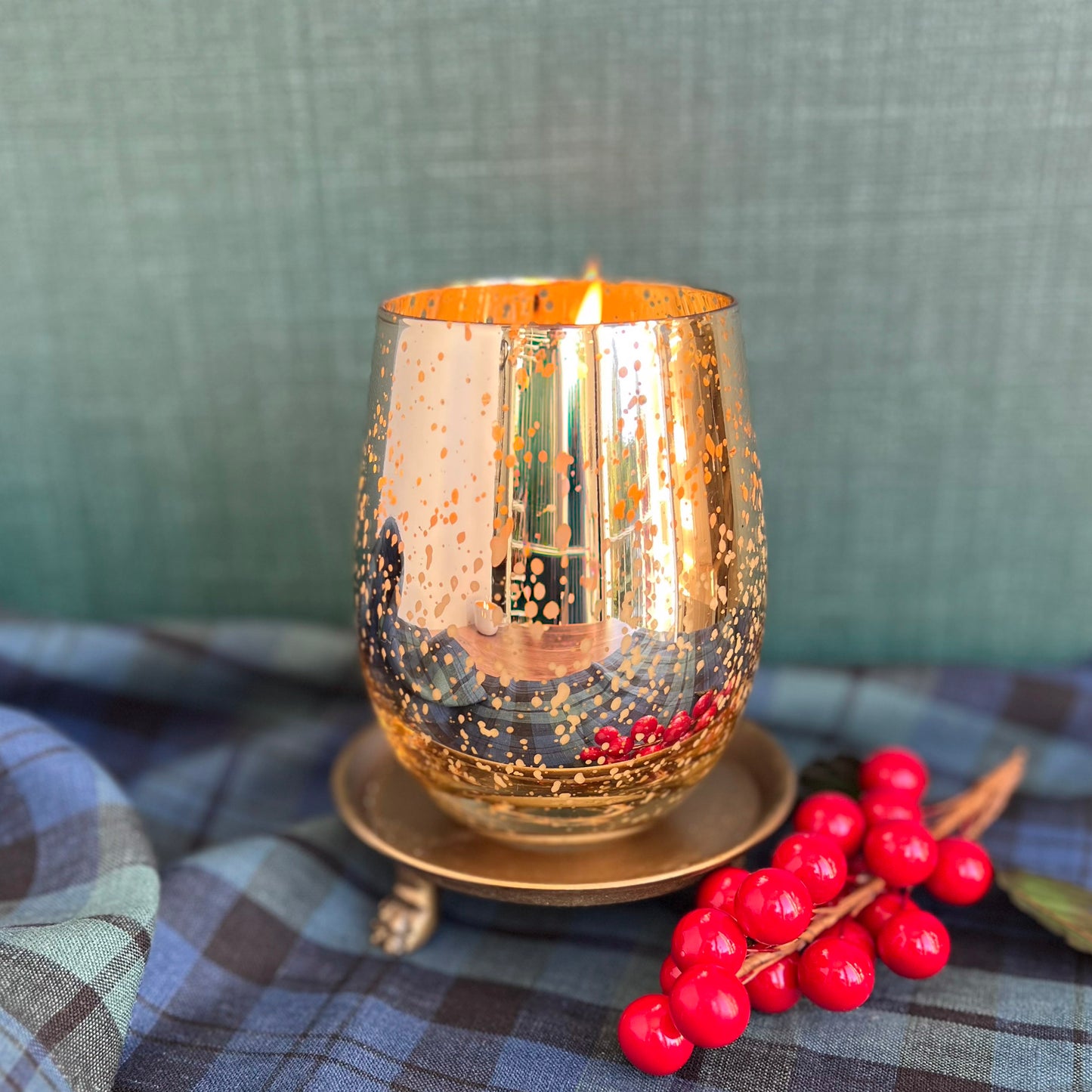 Spiced Clementine Candle ~ Citrus + Cardamon + Vanilla Woods-Limited Release!