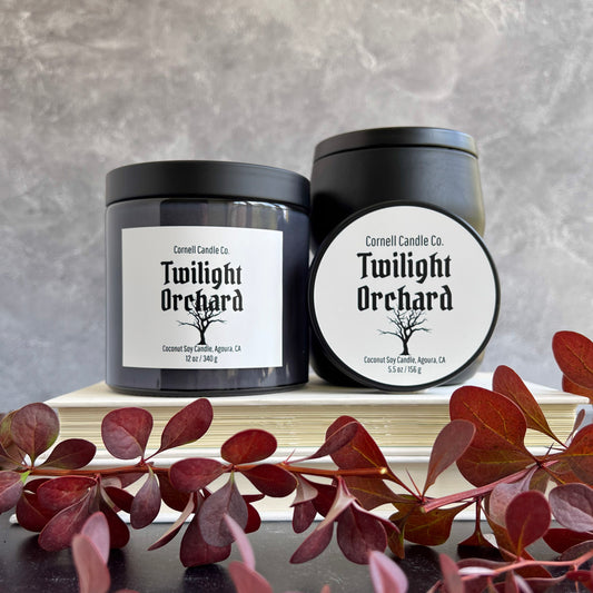 Twilight Orchard Candle ~ Cherrywood + Cedar + Smoke -  LIMITED RELEASE