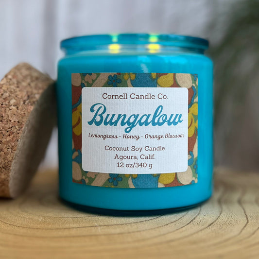 Bungalow Candle ~ Lemongrass + Honey + Orange Blossom