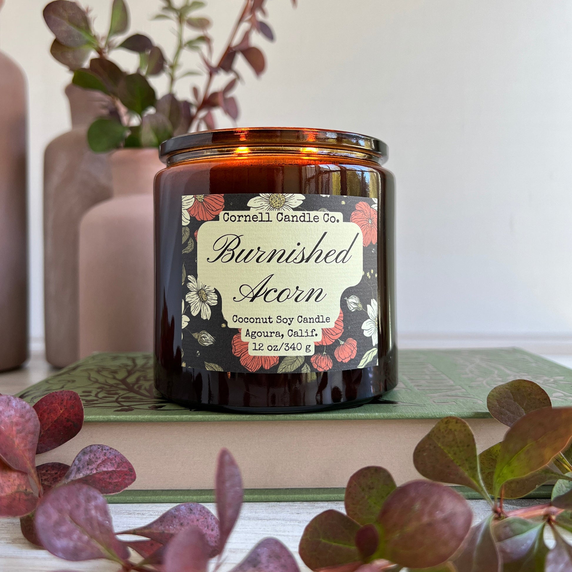 Burnished Acorn ~ Maple + Plum + Sandalwood Candle