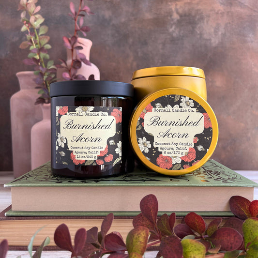 Burnished Acorn ~ Maple + Plum + Sandalwood Candle