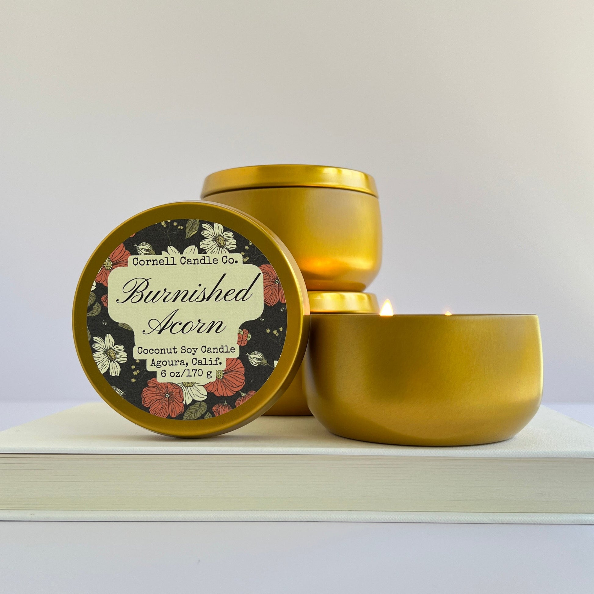 Burnished Acorn ~ Maple + Plum + Sandalwood Candle
