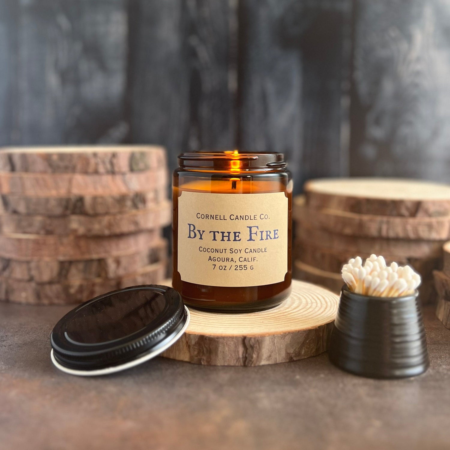 By the Fire ~ a Clove + Sandalwood + Smoke Candle
