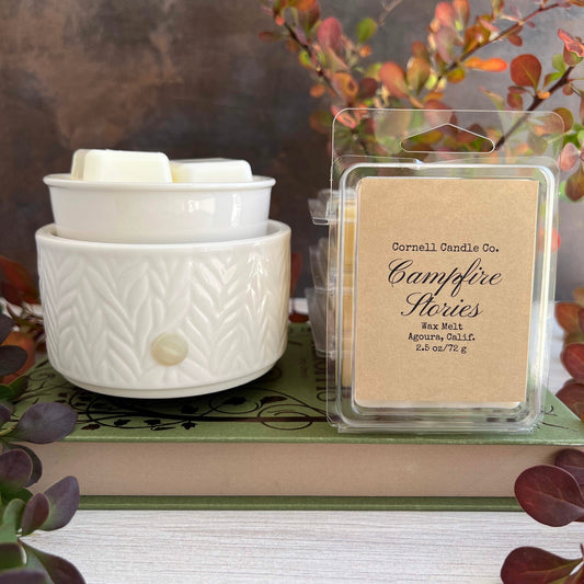 Campfire Stories Wax Melt ~ Marshmallow + Maple + Smoke