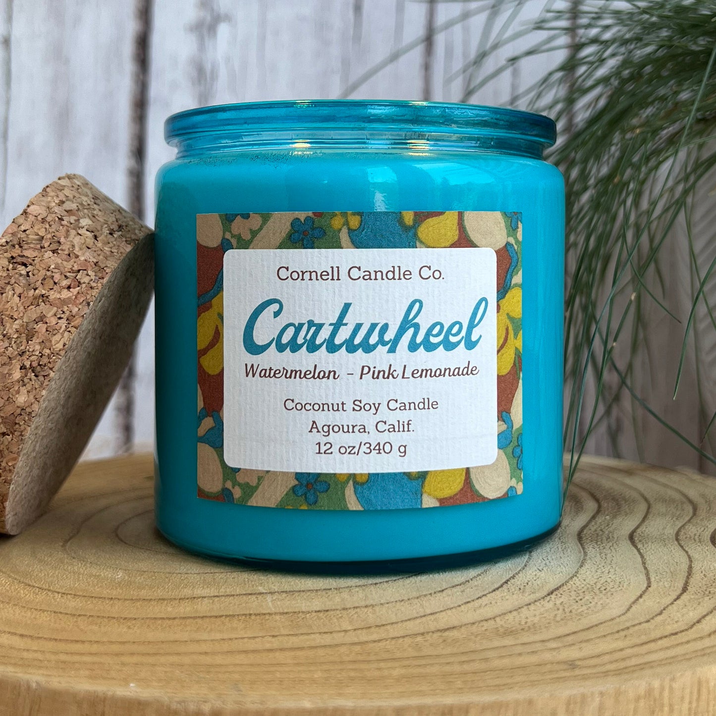 Cartwheel  Candle ~ Watermelon + Pink Lemonade