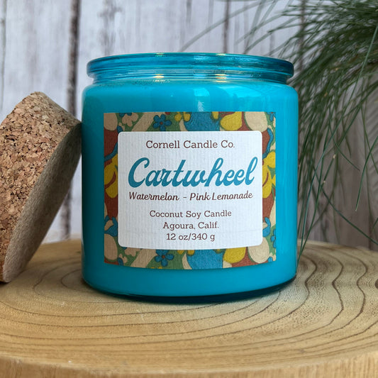 Cartwheel  Candle ~ Watermelon + Pink Lemonade