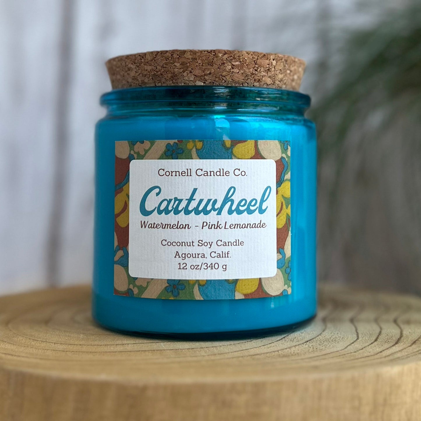 Cartwheel  Candle ~ Watermelon + Pink Lemonade