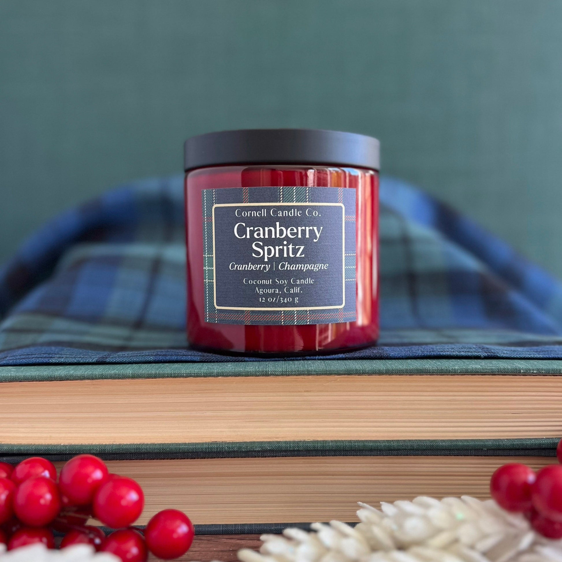 Cranberry Spritz Candle ~ Cranberry + Champagne