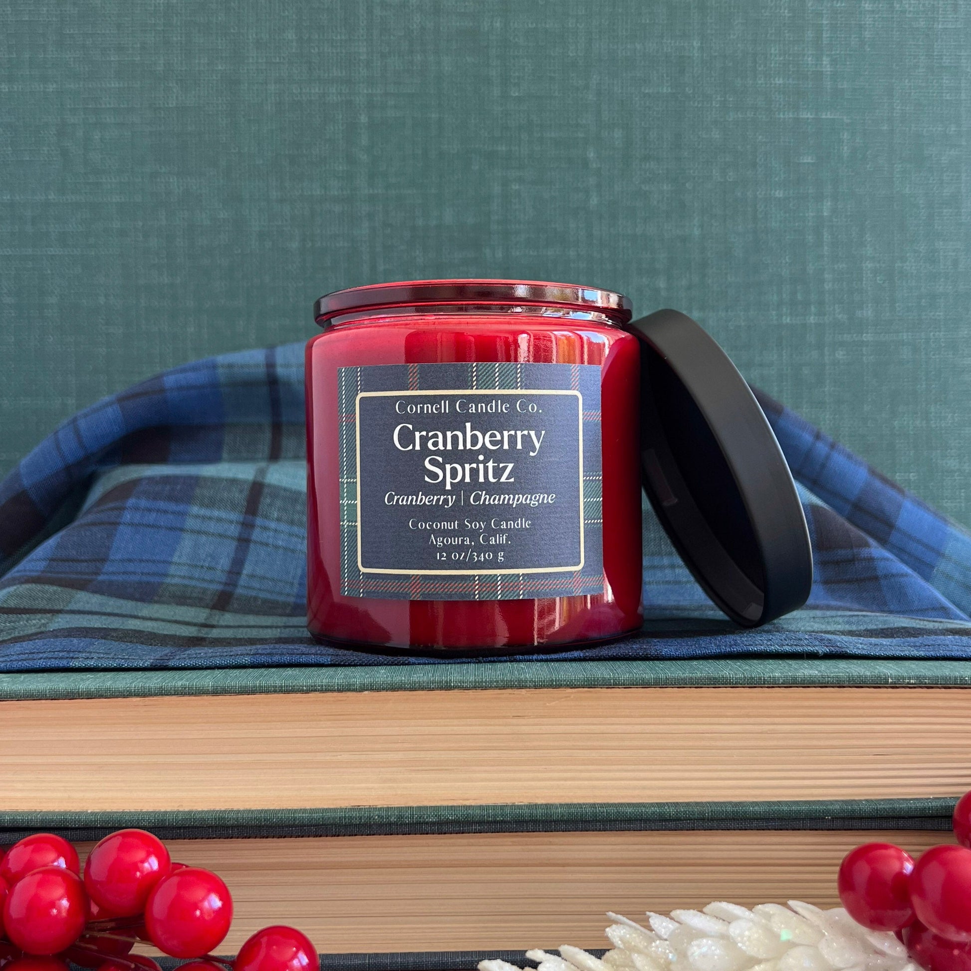 Cranberry Spritz Candle ~ Cranberry + Champagne