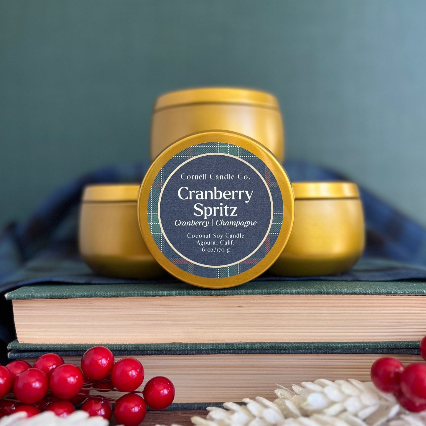 Cranberry Spritz Candle ~ Cranberry + Champagne