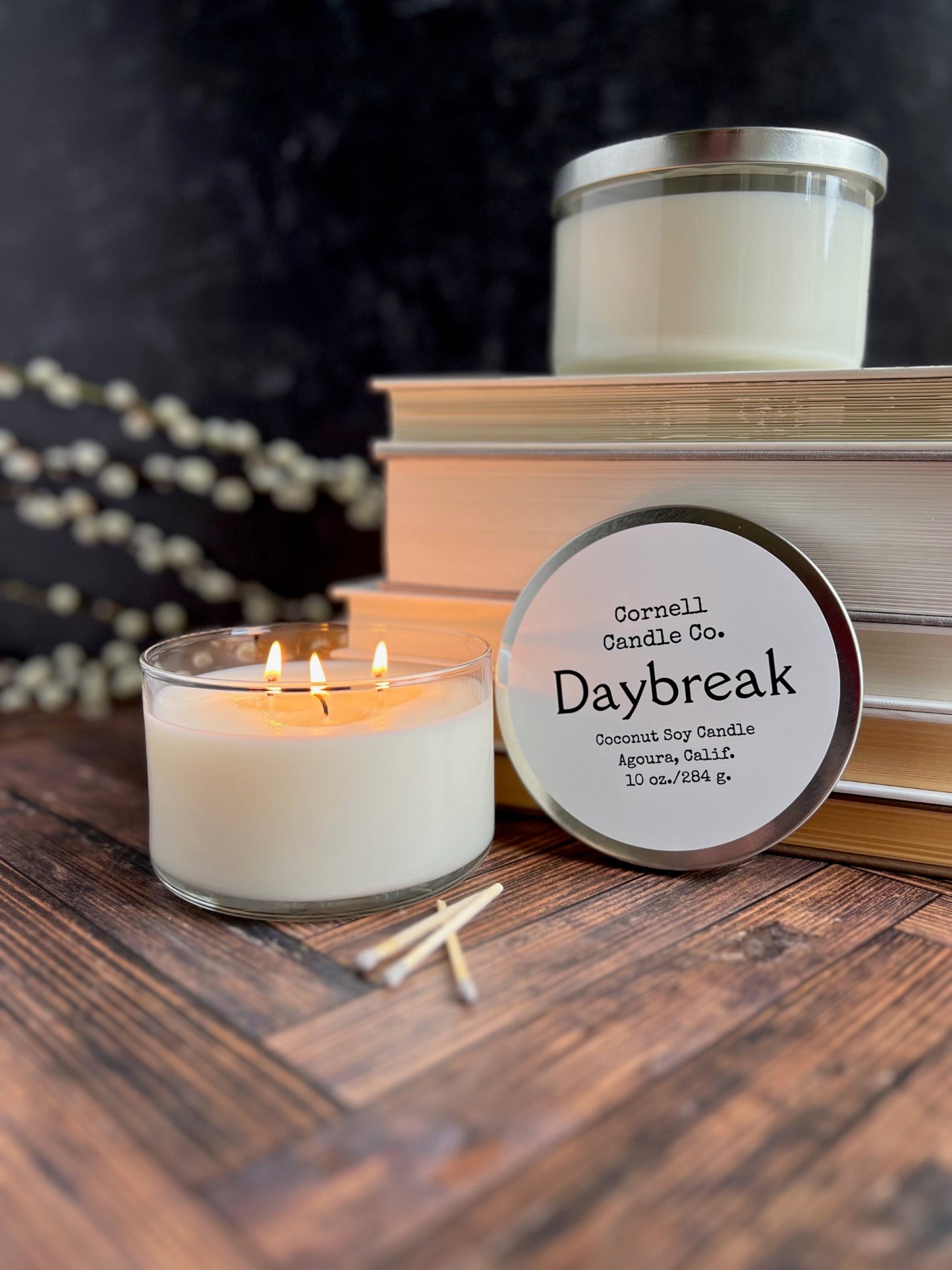 Daybreak Candle - mint, green apple, sandalwood scent