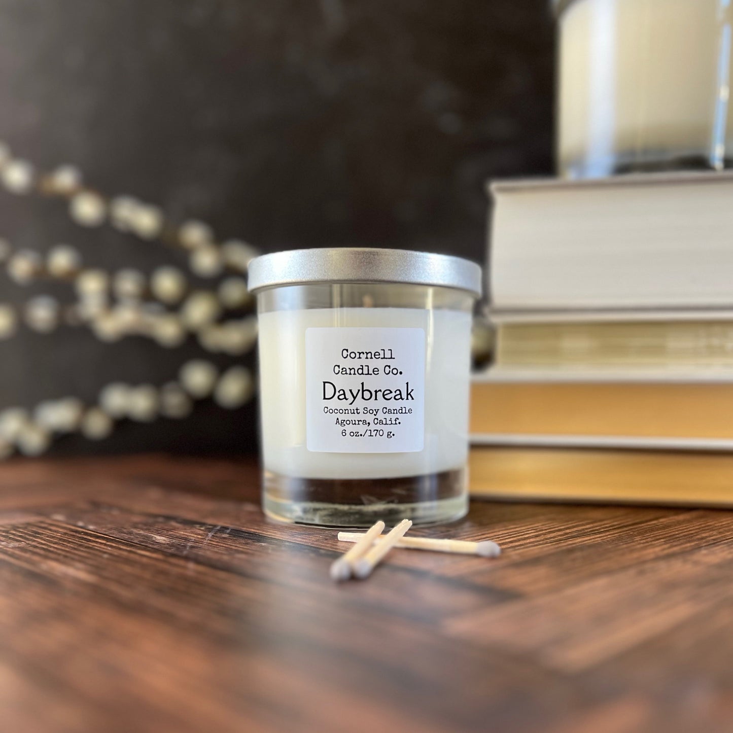 Daybreak Candle - mint, green apple, sandalwood scent
