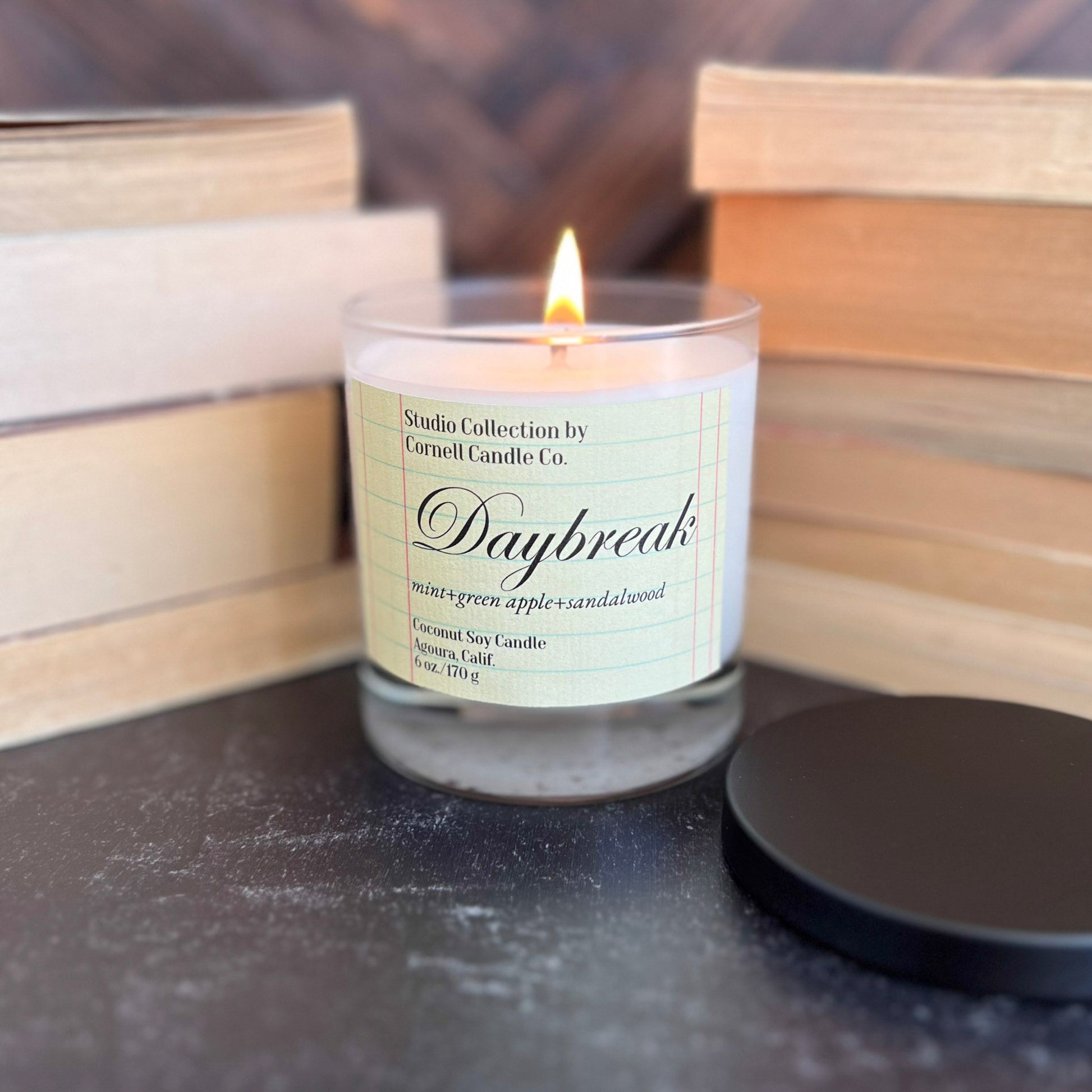 Daybreak Candle ~ Mint + Green Apple + Sandalwood