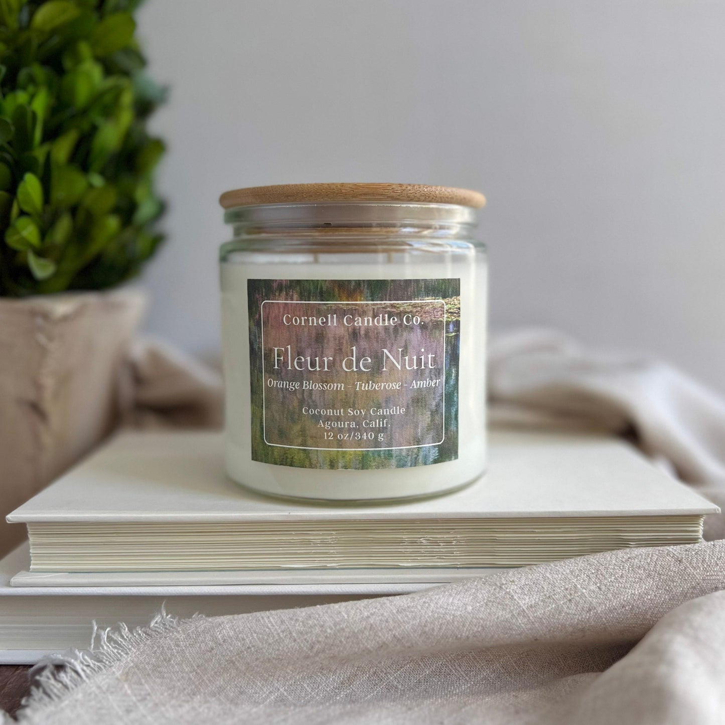 Fleur de Nuit Candle ~ Orange Blossom + Tuberose + Amber