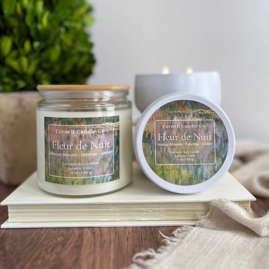 Fleur de Nuit Candle ~ Orange Blossom + Tuberose + Amber