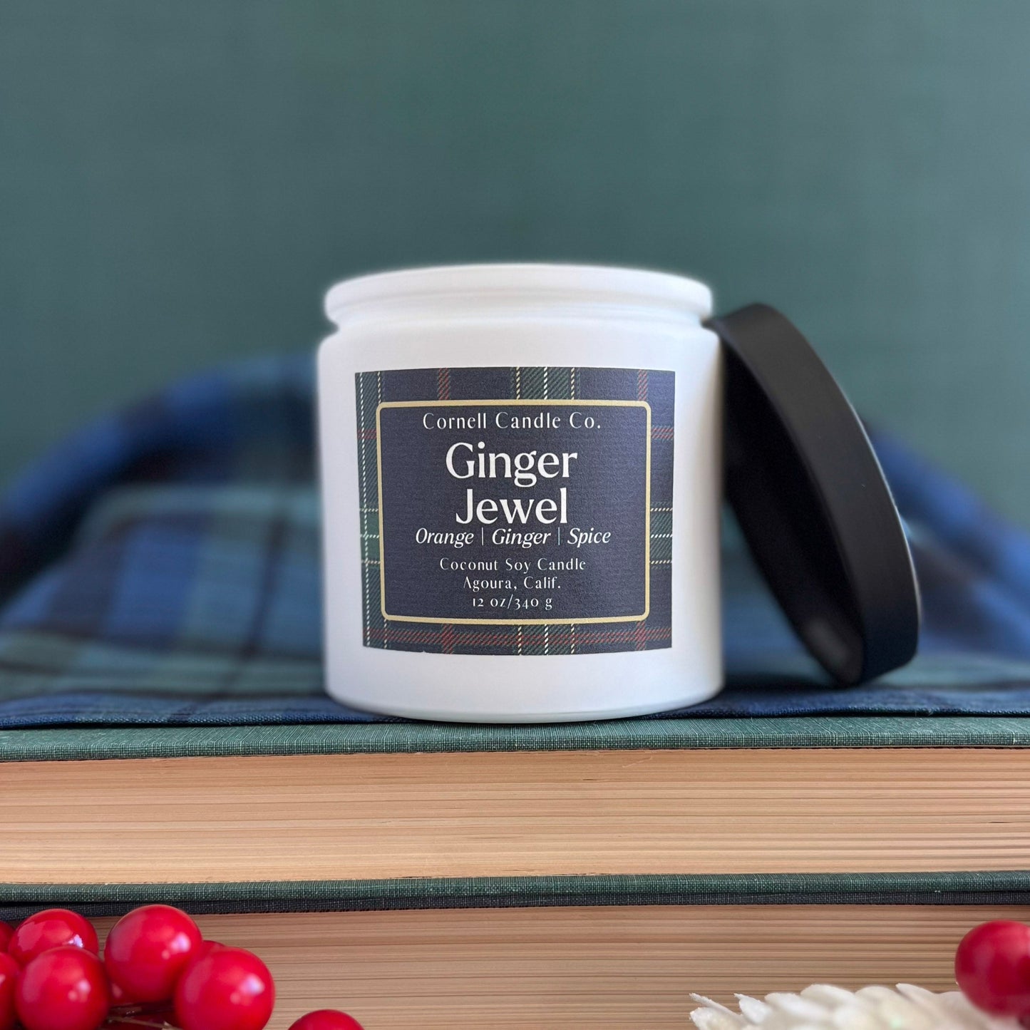 Ginger Jewel Candle ~ Orange + Ginger + Spice