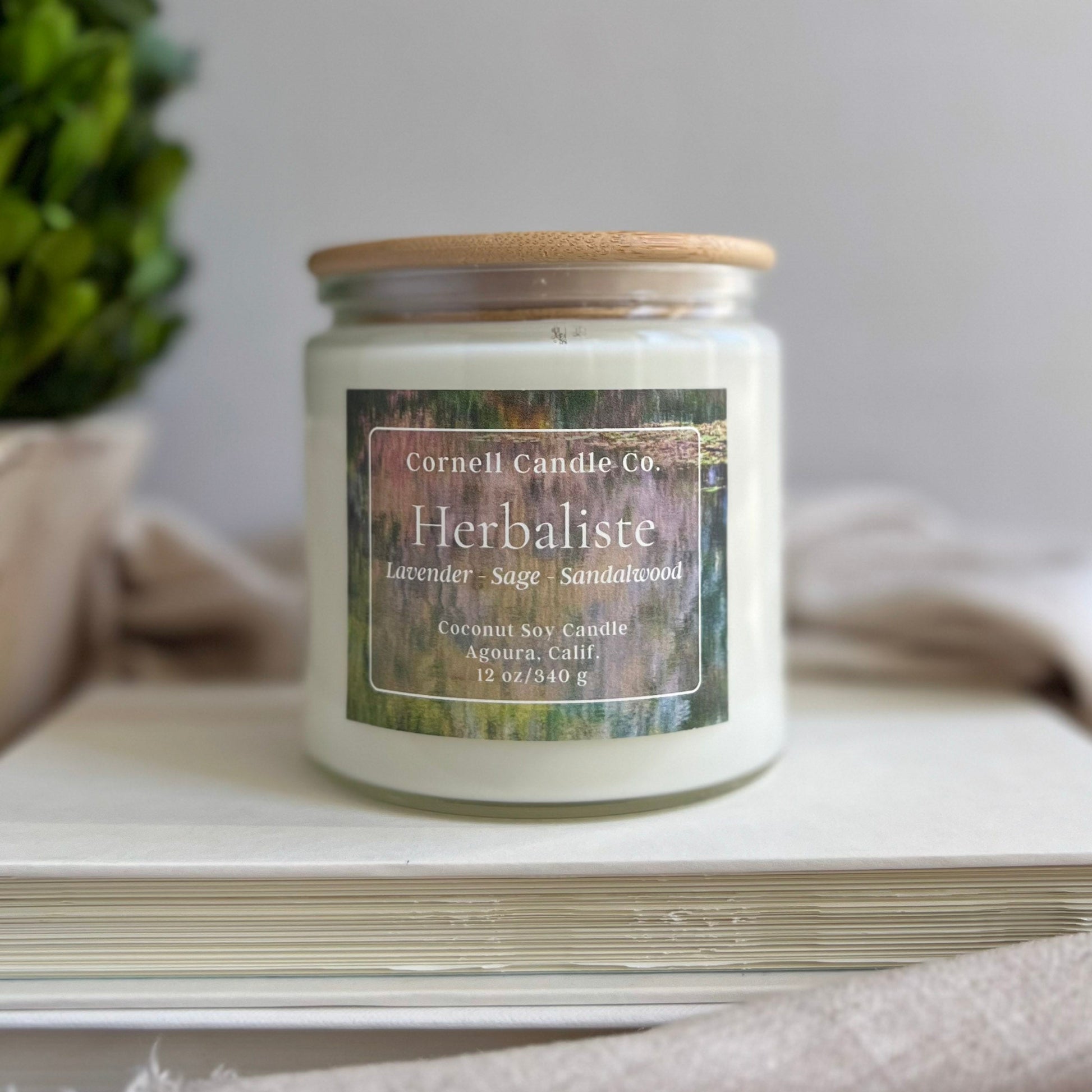 Herbaliste Candle ~ Lavender + Sage + Sandalwood
