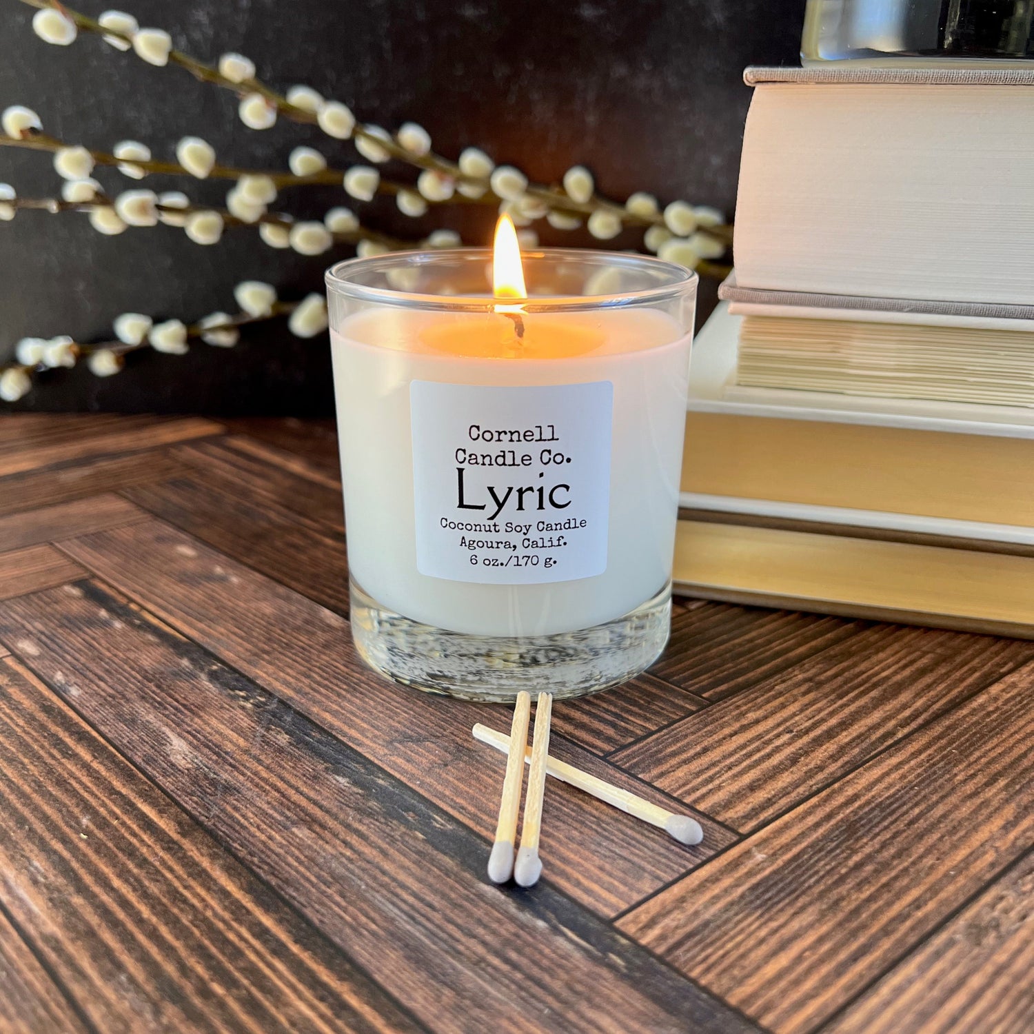 Lyric ~ a Black Currant + Absinthe + Amber Candle